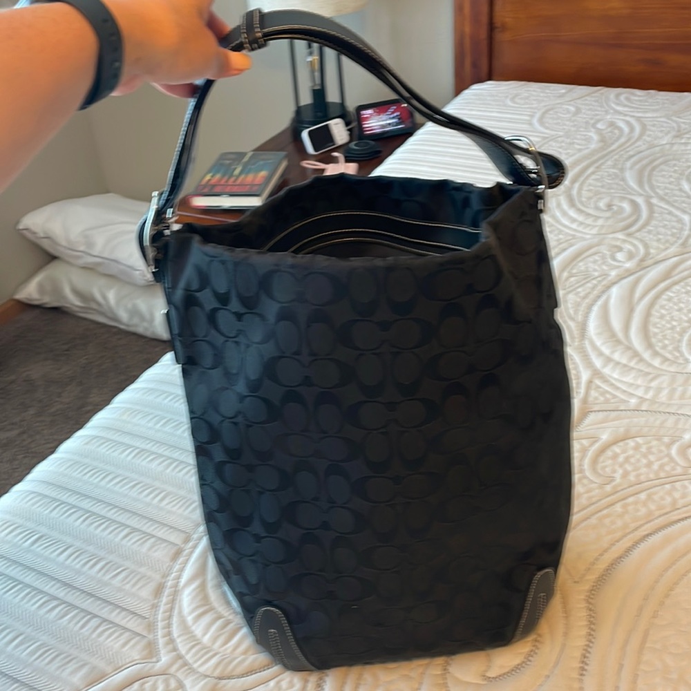 Black Coach Tote